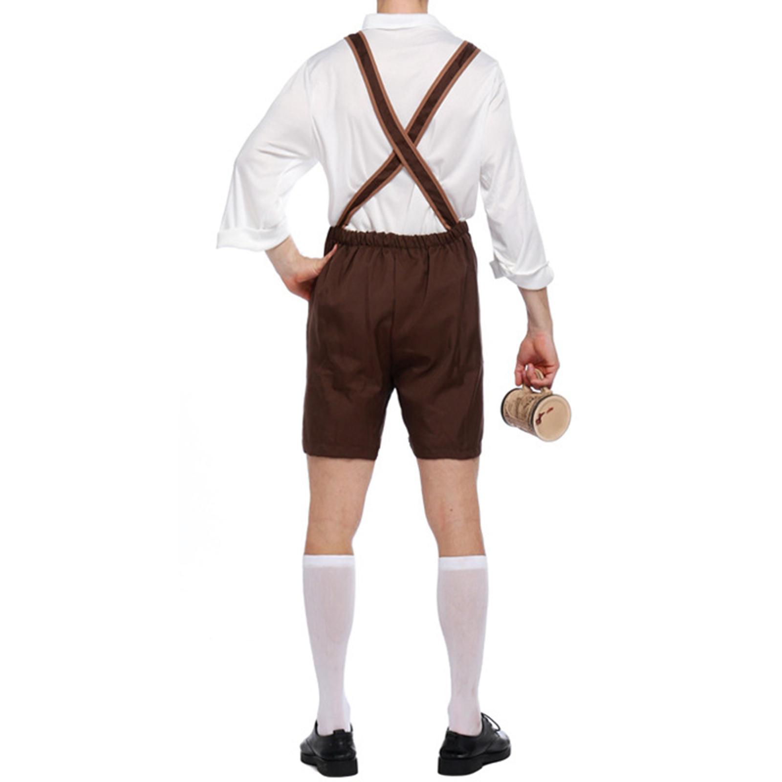 Male Costume Halloween Cosplay Beer Outfit Carnival Festival