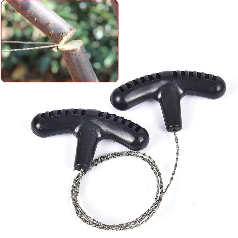 Field Survival Manual Wire Rope Chain Saw Practical Portable Emergency Equipment Survival Wire Saw Outdoor Camping Hiking