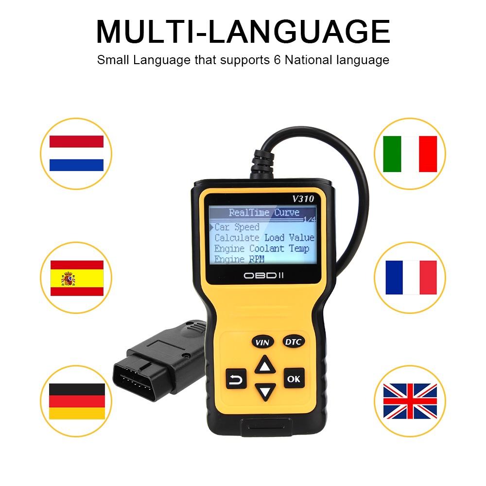 Máy quét chẩn đoán lỗi OBD2 OBD2 EOBD 327 cho xe hơi