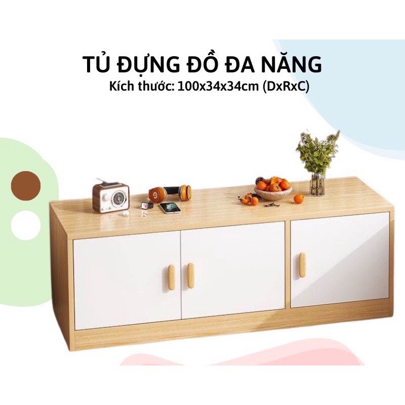 Tủ Để Tivi, Kệ Để Đỗ Đa Năng Có Ngăn Tủ Gỗ Công Nghiệp MDF