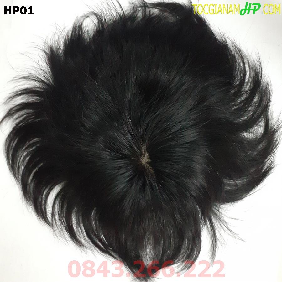 Tóc giả mái nam sử dụng kẹp hoặc dán