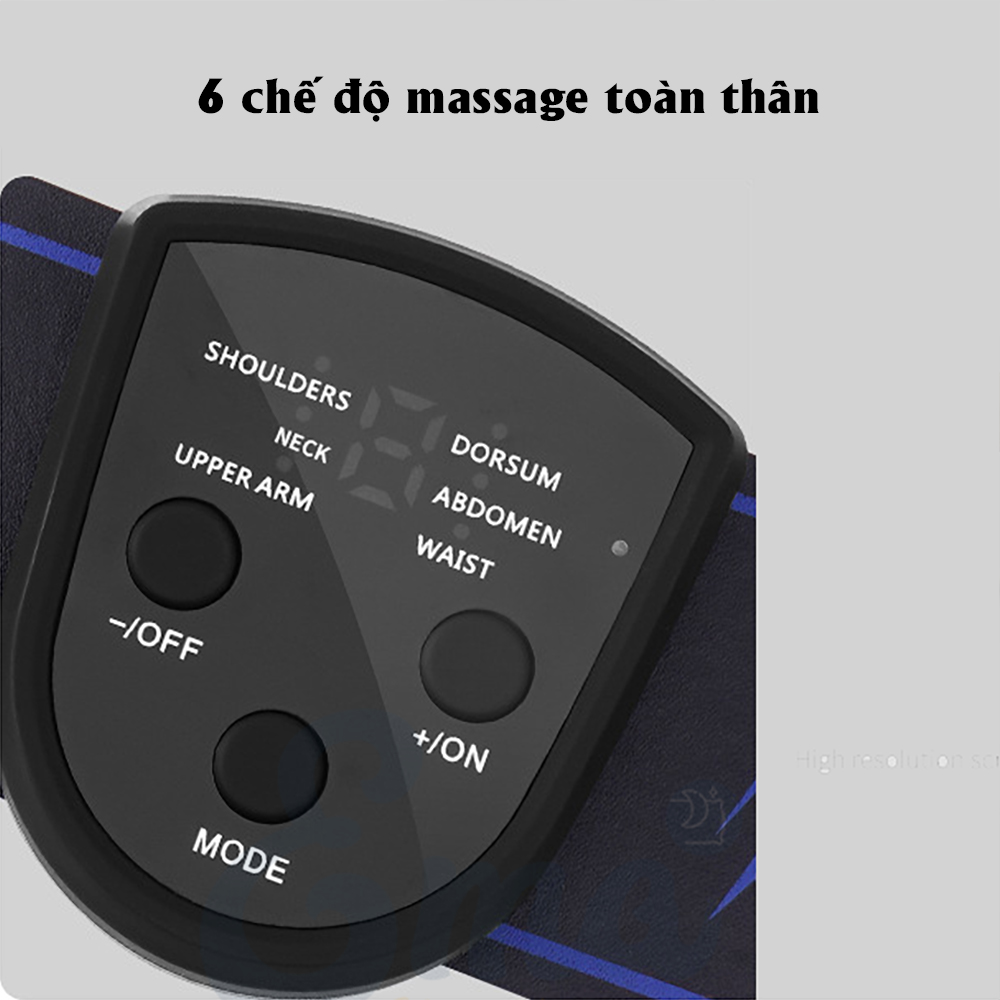 Miếng dán massage điện xung trị liệu đau cổ - vai - gáy - Giảm đau nhanh, kích thích thần kinh cơ