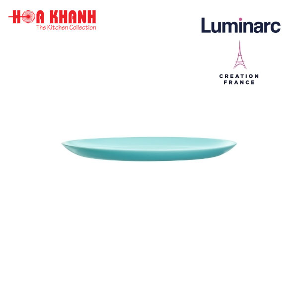 Đĩa Thủy Tinh Luminarc Diwali Light Turquoise 25cm chịu nhiệt, cường lực - 1 đĩa - P2611