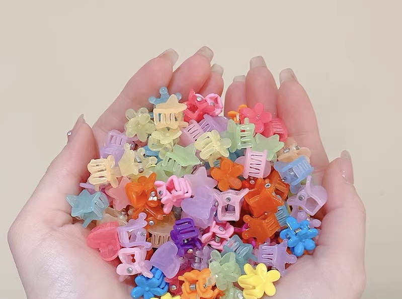 Set 20 kẹp tóc càng cua mini nhiều màu cho bé
