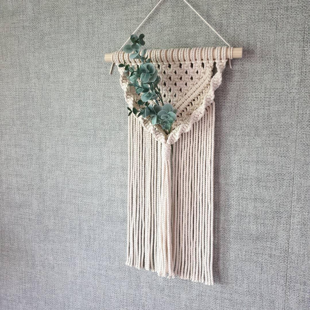 Thảm Trang Trí Tường Macrame Cổ Điển - Sản Phẩm Handmade Sang Trọng, Dùng Treo Tường Decor, Làm Quà Tặng Tân Gia, Sinh Nhật, Đám Cưới