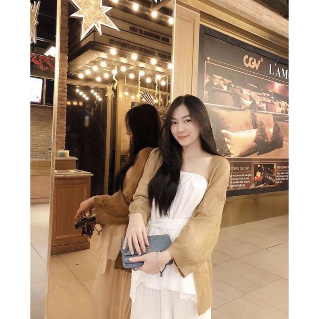 Áo khoác cardigan len mỏng