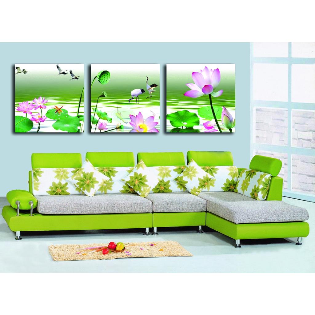 Tranh treo tường trang trí phòng khách, tranh bộ 3, tranh bộ ghép nhiều mẫu tranh treo tường