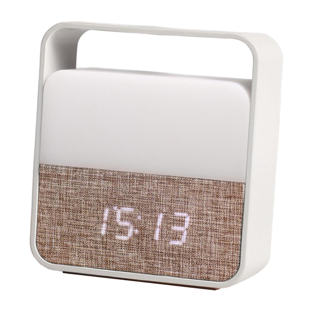 Digital Alarm Clock Snooze Function LCD Display Clock Home Decor