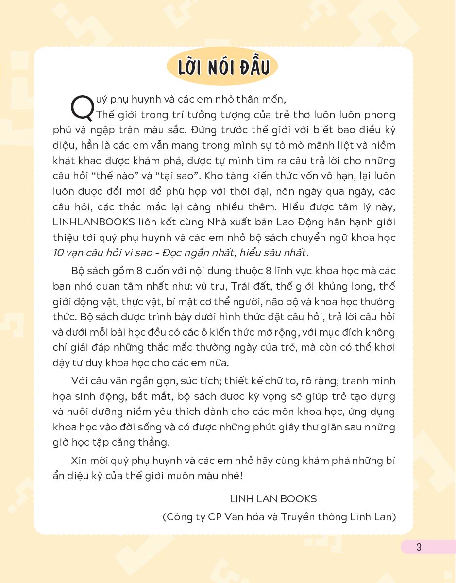 10 Vạn Câu Hỏi Vì Sao - Những Người Bạn Động Vật _LL