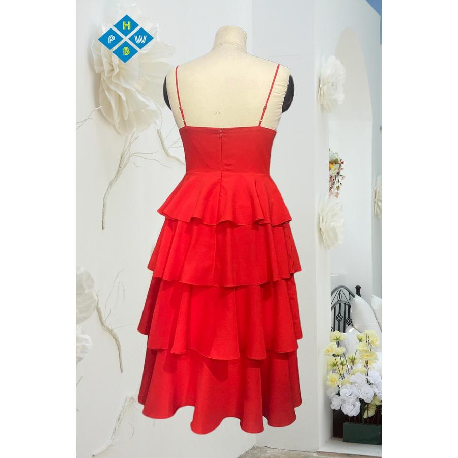 Đầm Maxi Đỏ Đi BIển