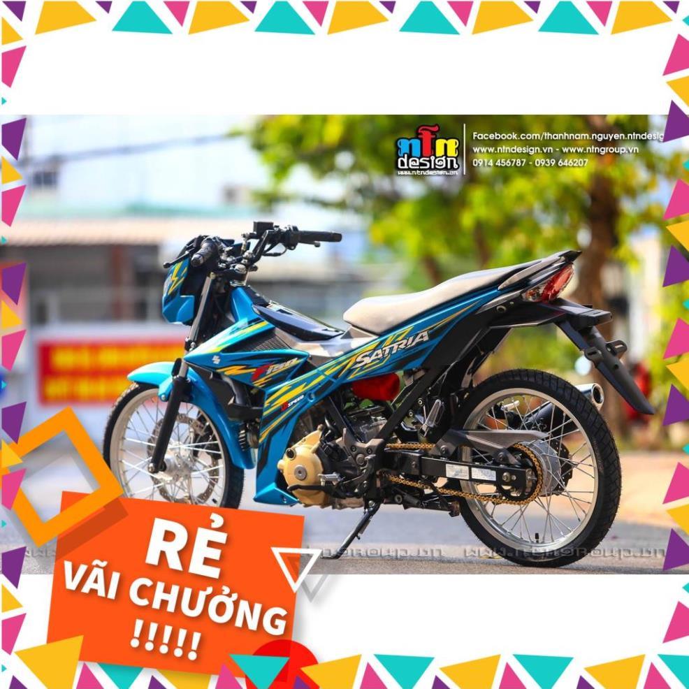 Tem Rời Raider FI Mẫu Xanh Vàng Đen