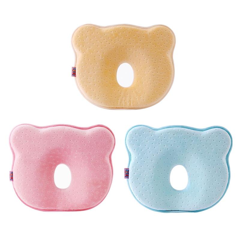 Tmdbyx Gối Ngủ Định Hình Đầu Phẳng Thoáng Khí Chống Bẹp Đầu Cho Bé Sơ Sinh