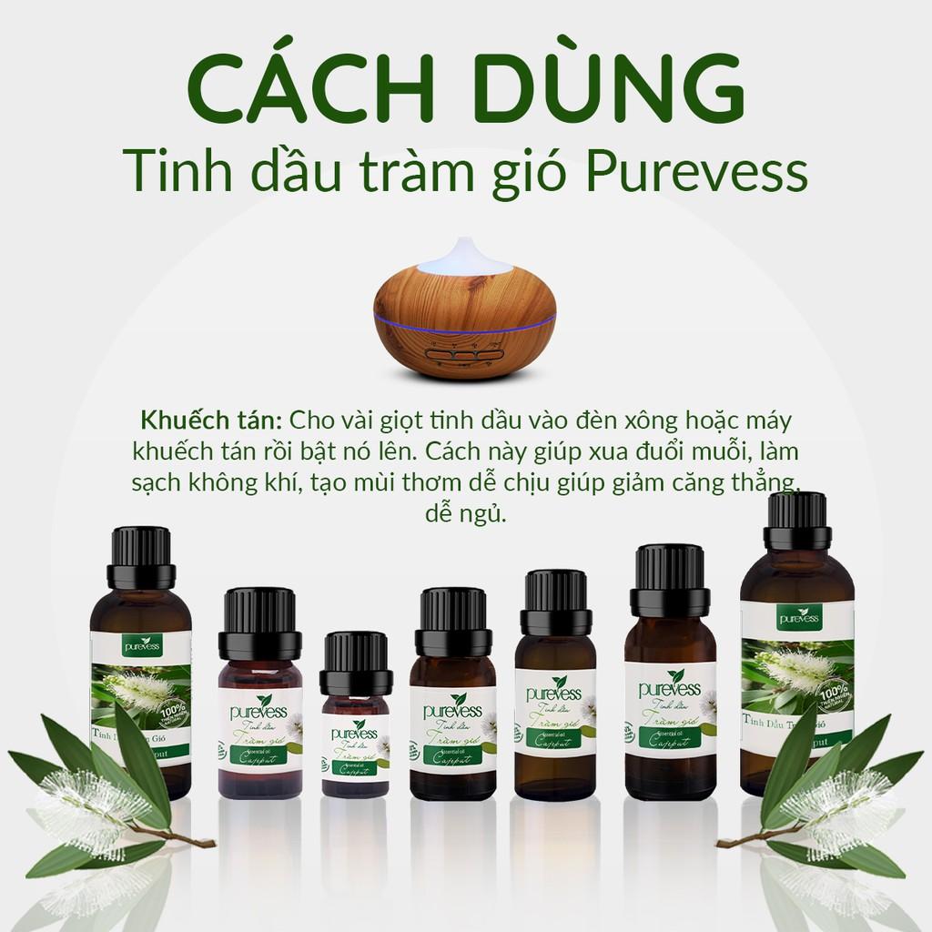 Tinh dầu Tràm Gió giúp giảm mệt mỏi PUREVESS 50ml