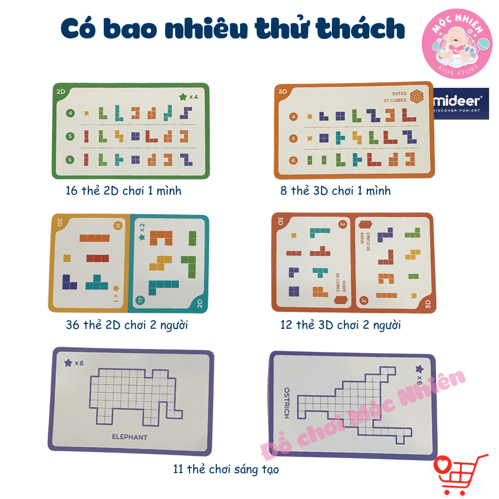 Đồ Chơi Trí Tuệ Thử Thách 5 trong 1 - Mideer Logic Challenge 5in1 MD1117