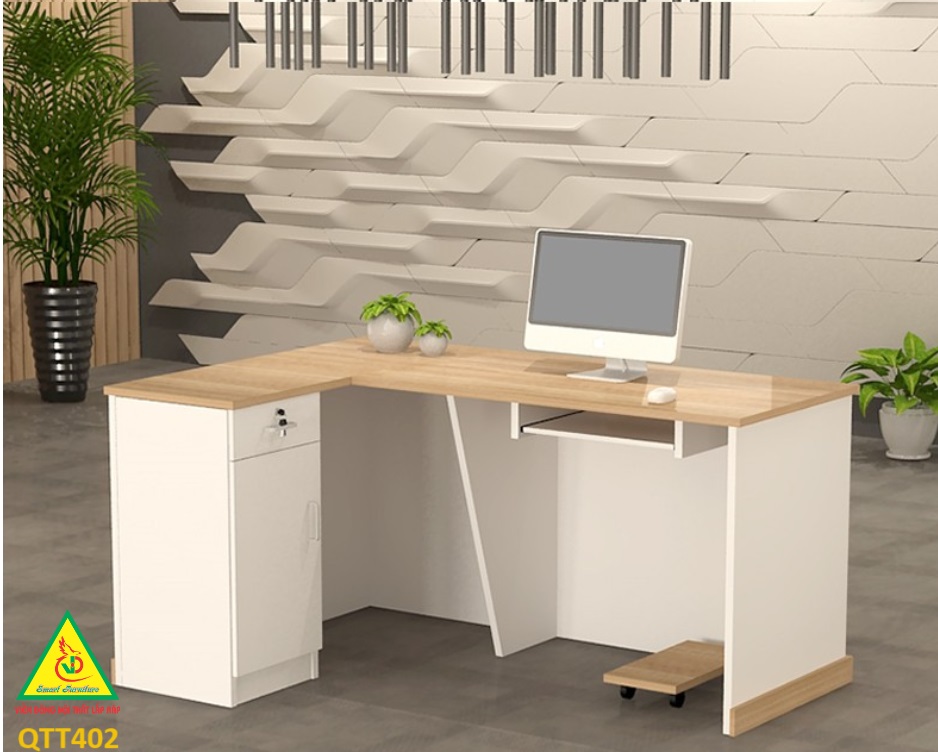 QUẦY LỄ TÂN, QUẦY TIẾP TÂN, QUẦY TÍNH TIỀN, QUẦY THU NGÂN QTT402 - Nội thất lắp ráp Viễn Đông Adv