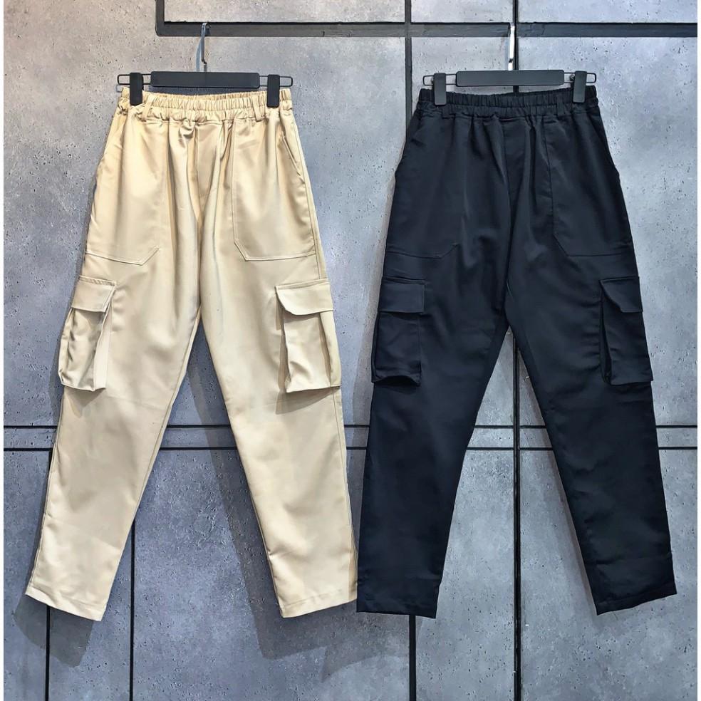 Quần kaki túi hộp trơn