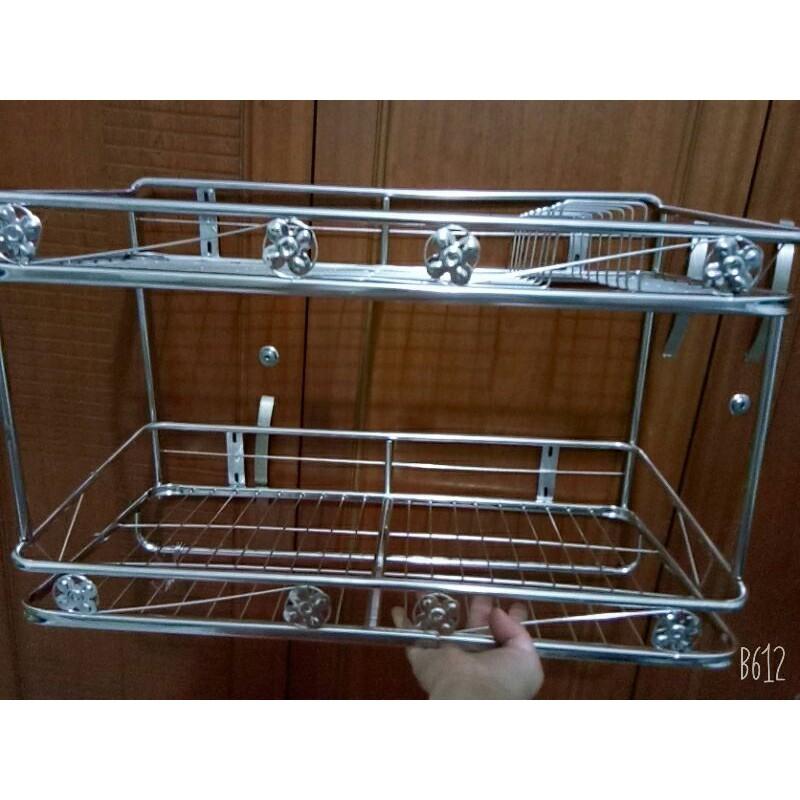 Kệ chén treo inox 2 tầng giá rẻ