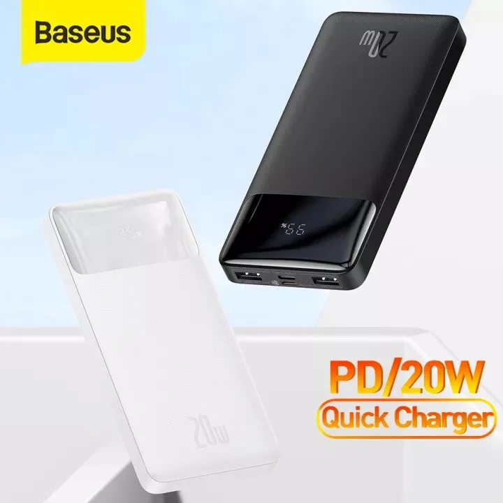 Sạc dự phòng Baseus Bipow 10000mAh 20W - Hàng Chính Hãng