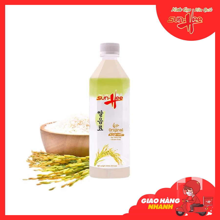 Nước Gạo Hàn Quốc Sun-Hee chai 500 Ml