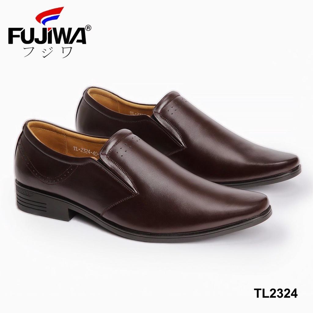Giày Tây Giày Nam Đẹp Da Bò Fujiwa - TL2324. Da bò cao cấp, đế cao su tạo độ bám tốt, bền bỉ theo thời gian