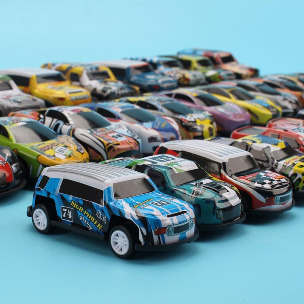 Thùng 30 ô tô đồ chơi chạy đà cót kéo lùi chất liệu hợp kim cao cấp cho bé, nhỏ nhắn xinh xắn tổng hợp nhiều loại xe