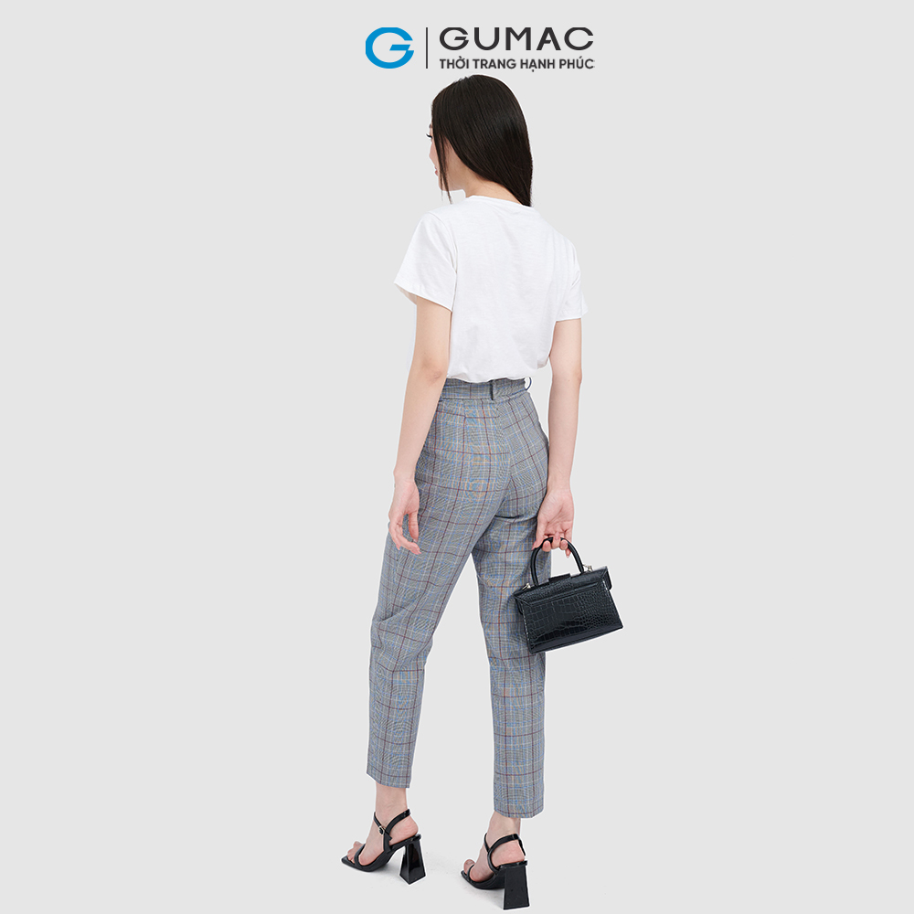Quần Baggy GUMAC QC10069 họa tiết Caro