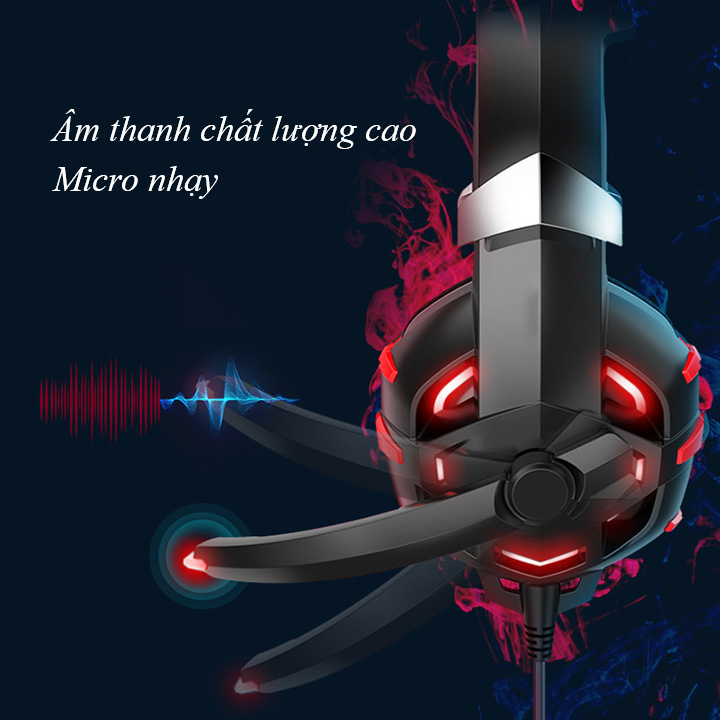 Tai nghe chụp tai headphone gaming chơi game dành cho các game thủ K2A pro