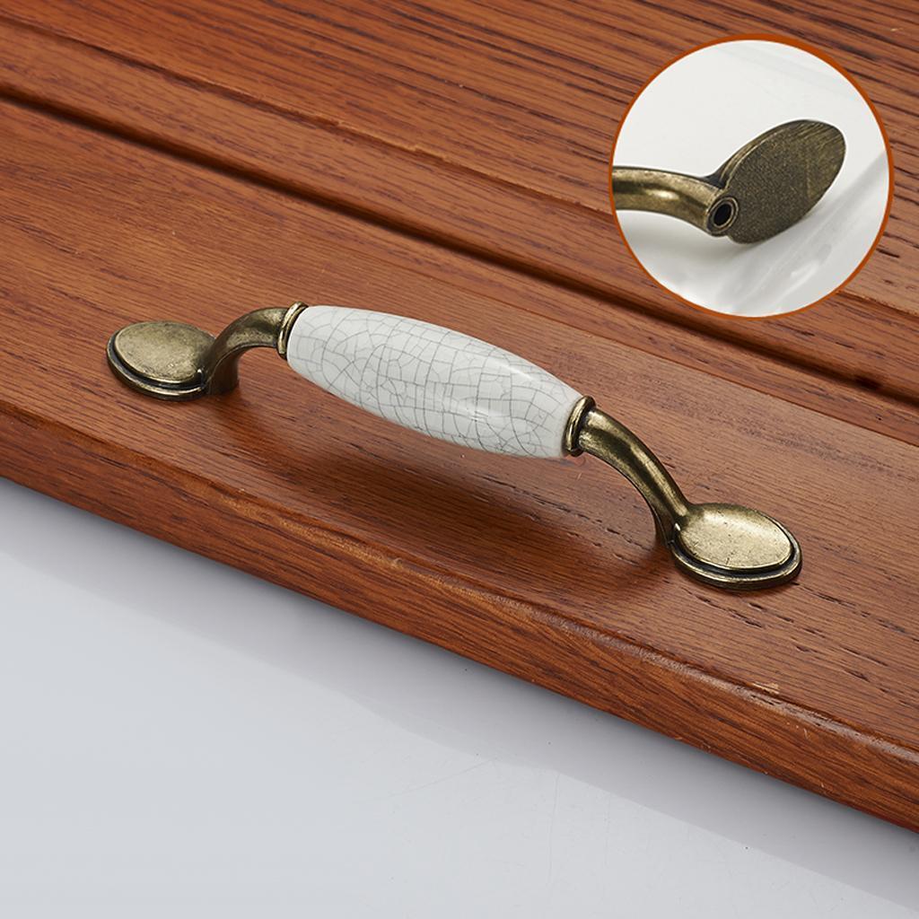 5 Pieces Vintage Elegant Cabinet Pull Knobs Door Handle