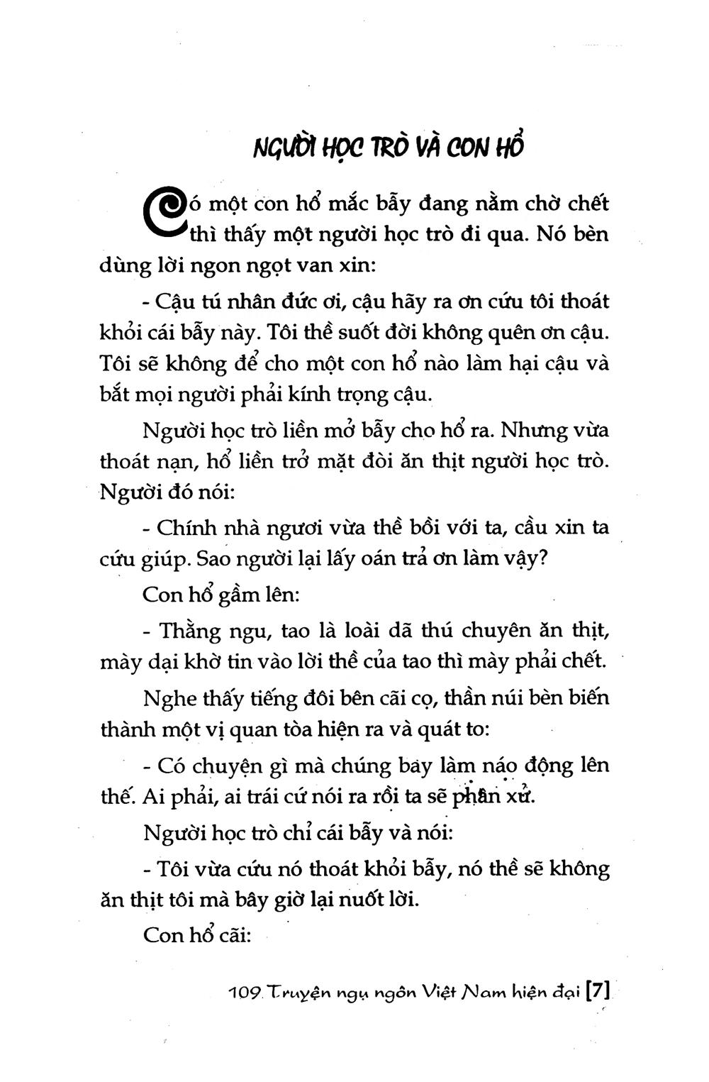 109 Truyện Ngụ Ngôn Việt Nam Hiện Đại (Tái Bản)