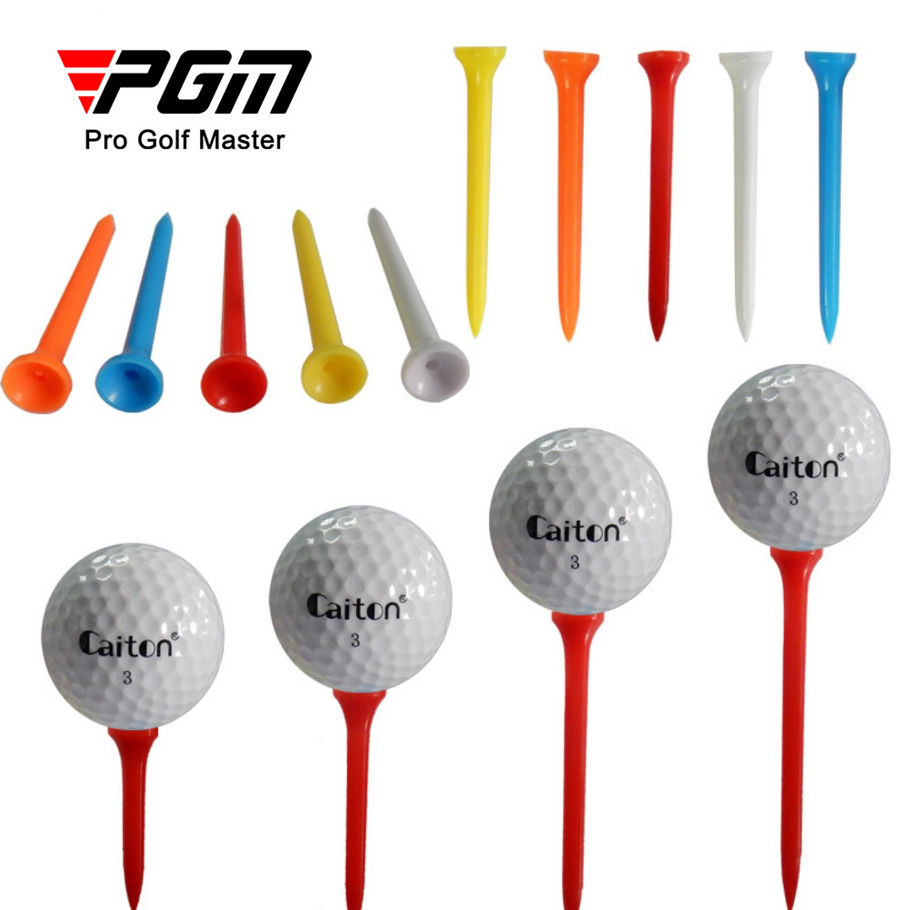 Combo 10 Chiếc Tee Golf Nhựa - PGM QT009