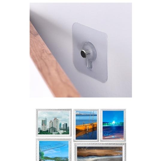 Móc đinh không cần khoan tường - Móc dán tường treo tranh, đồng hồ đa năng siêu chịu lực Duashop