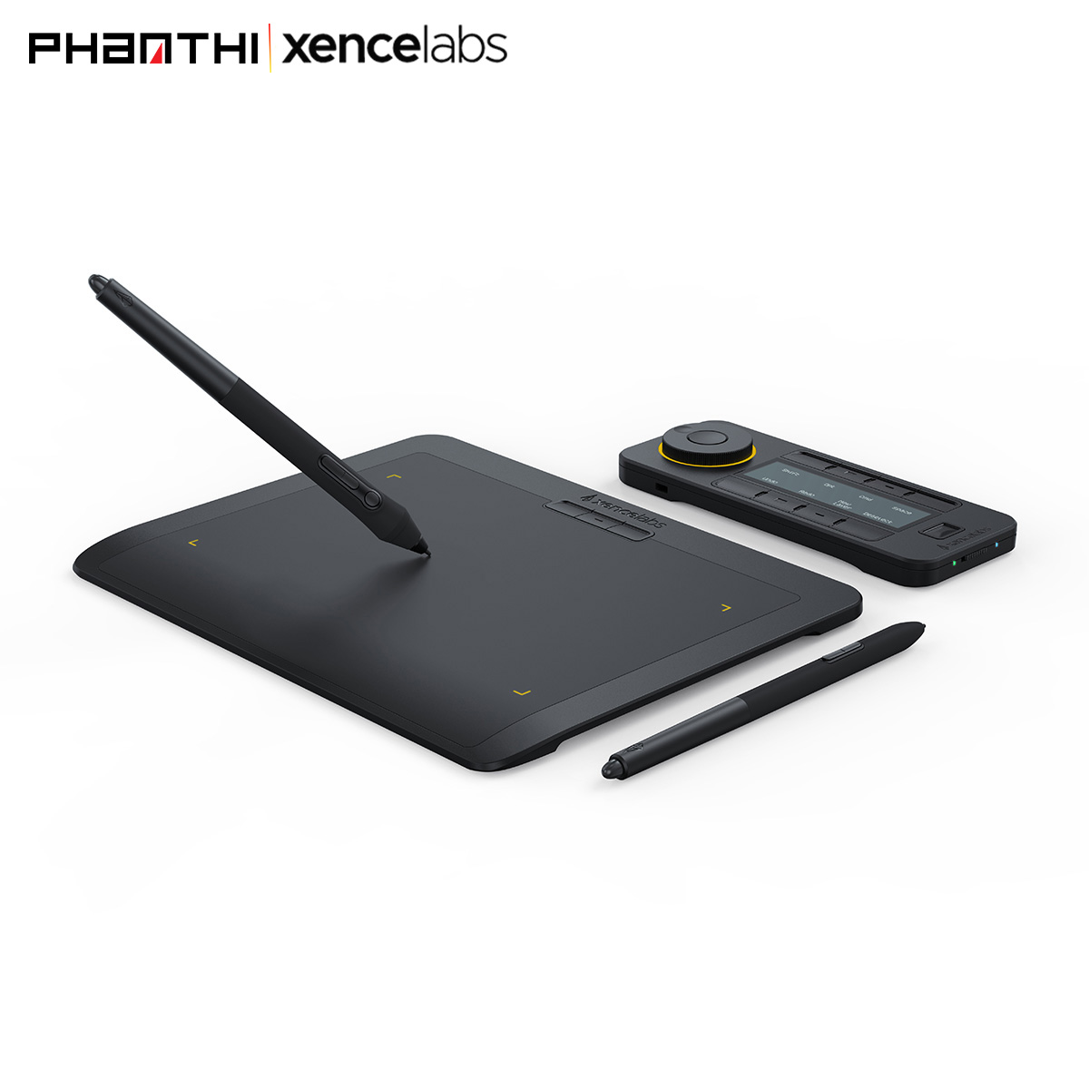 Bảng Vẽ Đồ Họa Xencelabs Medium Wireless Cảm Ứng Nghiêng Kèm 2 Bút Stylus Và Túi Đựng Cao Cấp - Hàng Chính Hãng