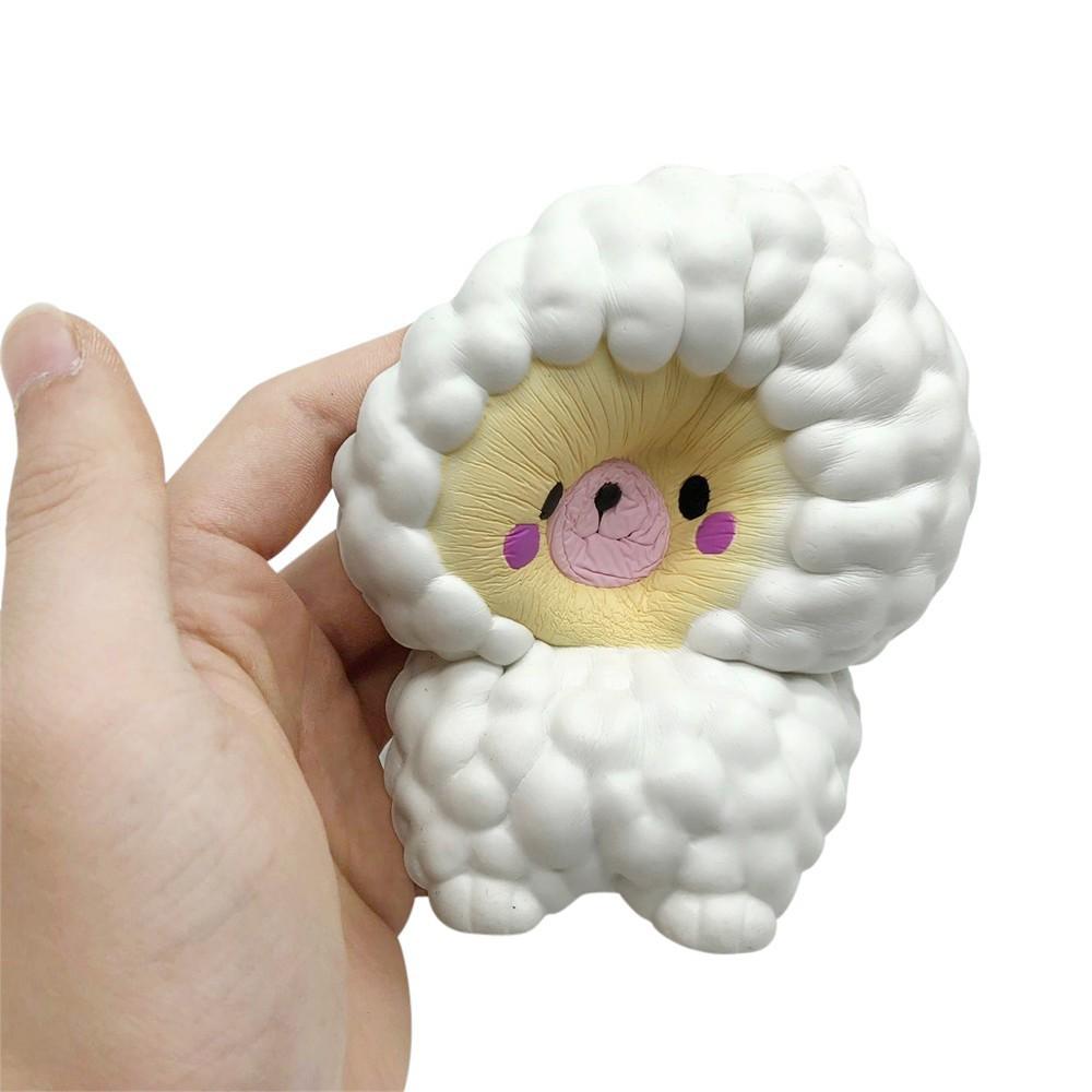 Cừu đồ chơi bằng nhựa mềm màu trắng cho điện thoại sale giá rẻ  squishy