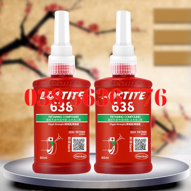 Keo Loctite 638 601 603 609 620 648 641 680, Keo Kỵ Khí, Chịu Nhiệt Độ Cao 50Ml