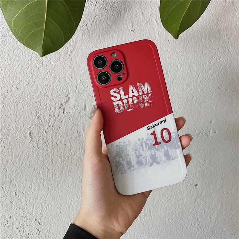 Ốp Lưng Silicon Cho Iphone 14 Pro Max / 14 Pro / 13 Pro Max / 12 Pro Max Họa Tiết Slam Dunk - Bum Store Galax Case