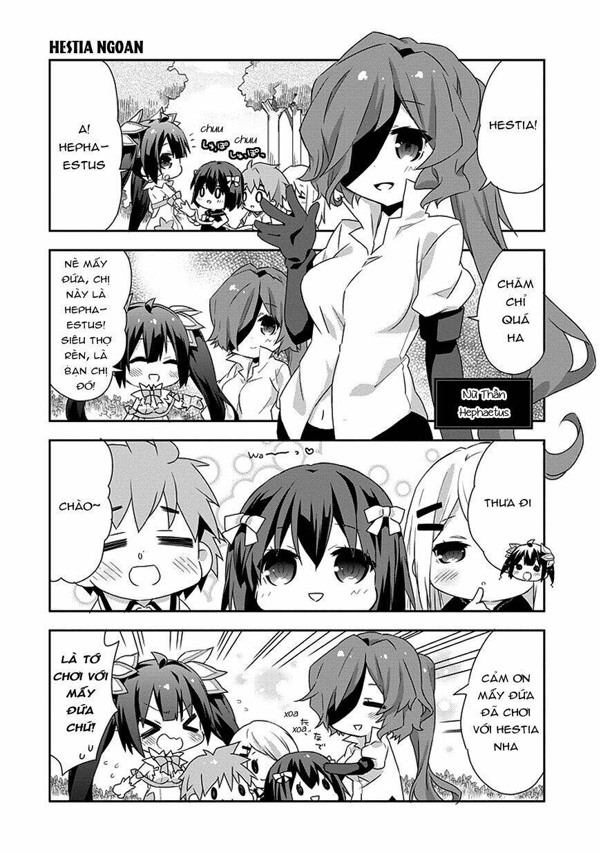dungeon ni deai o motomeru no wa machigatte iru darou ka 4koma - days of goddess chapter 2 8