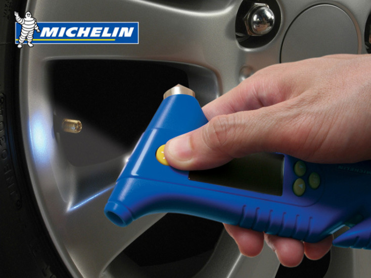 Đồng hồ đo áp suất lốp điện tử đa năng 4 trong 1 Michelin 4336ML - Hàng nhập khẩu