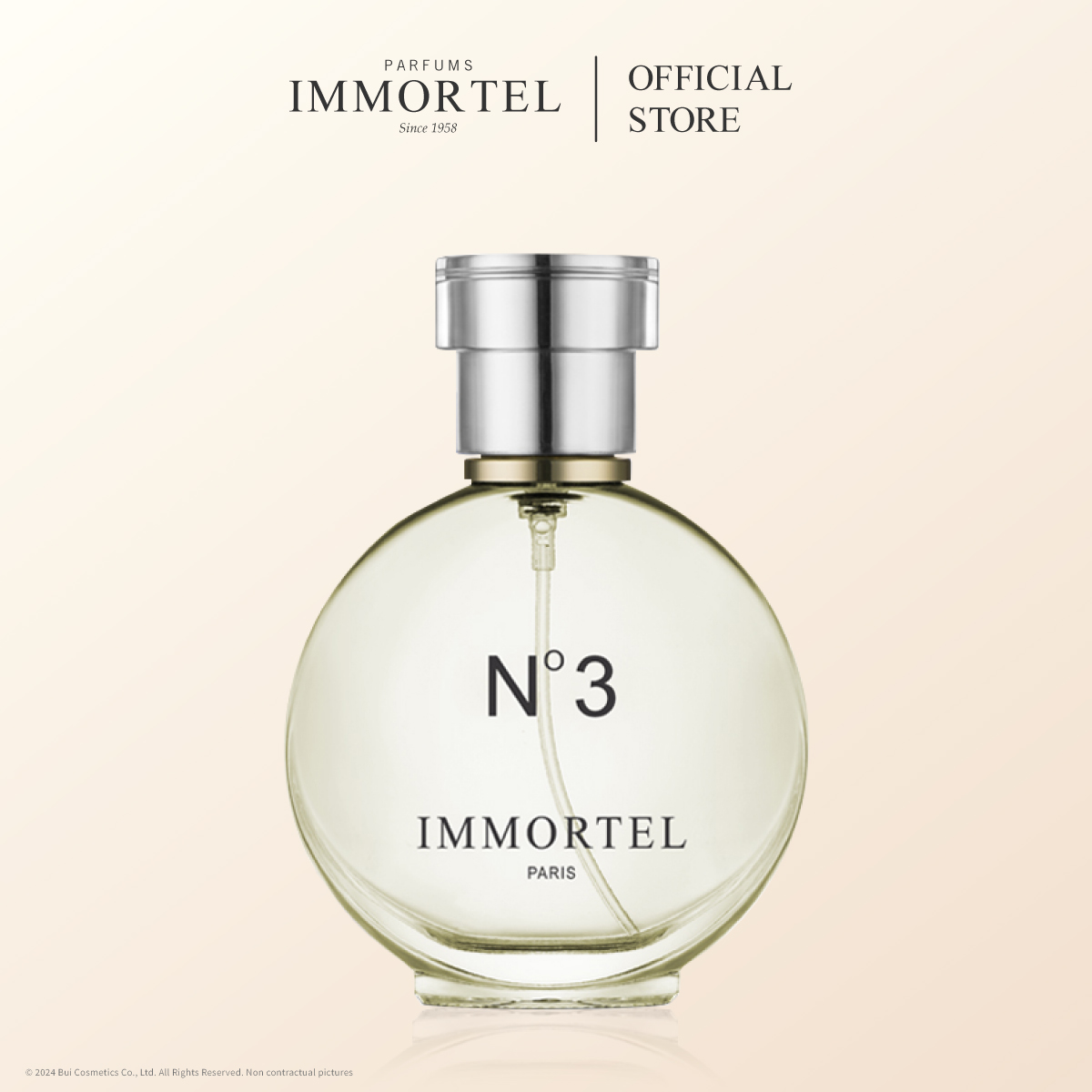 Nước Hoa Nam IMMORTEL N°3 - Eau de Parfum 60mL Nhập Khẩu Chính Hãng Pháp