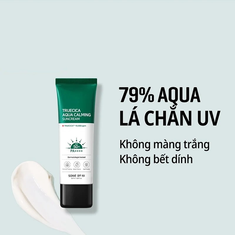 Kem Chống Nắng Some By Mi Truecica Aqua Calming SunCream SPF50+ PA++++ 50ml