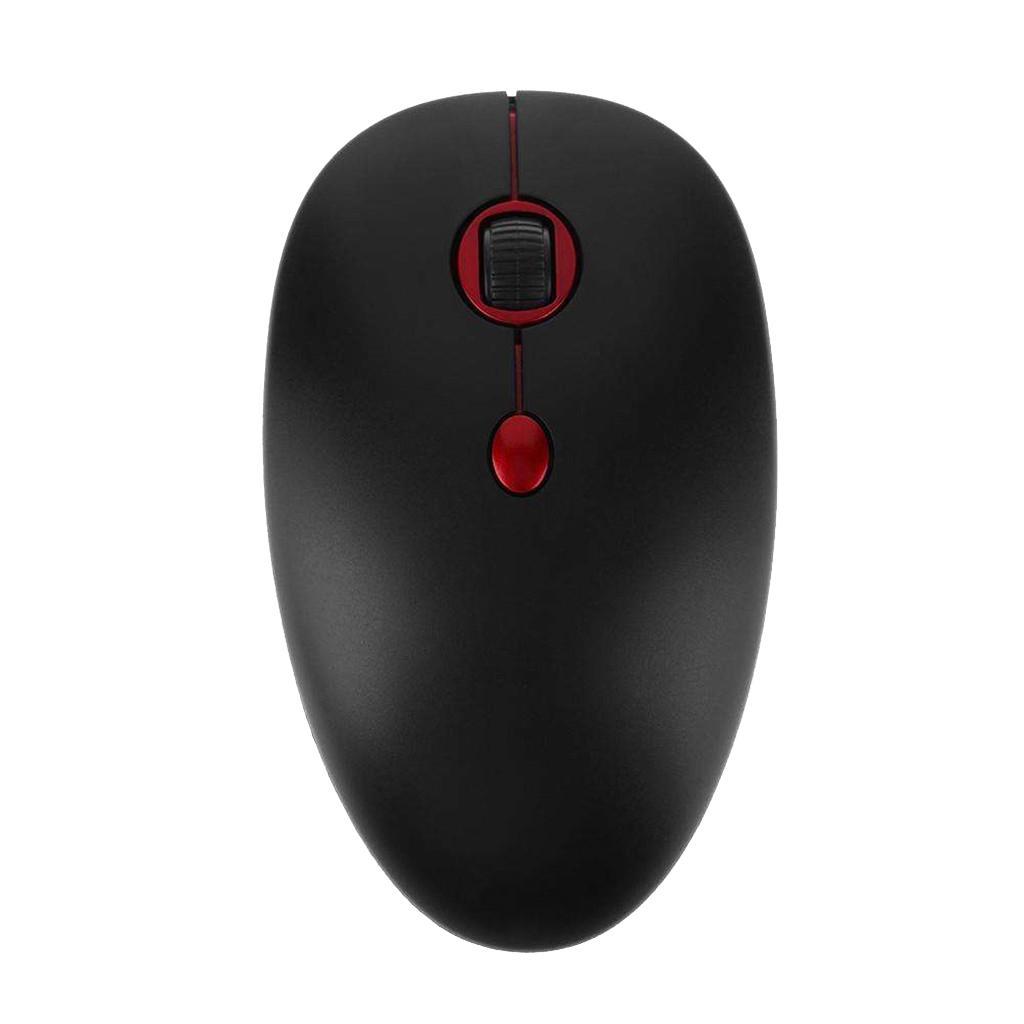 2.4G Wireless Mouse Mice Optical Laptop Gaming Mouse with USB Nano Receiver Red