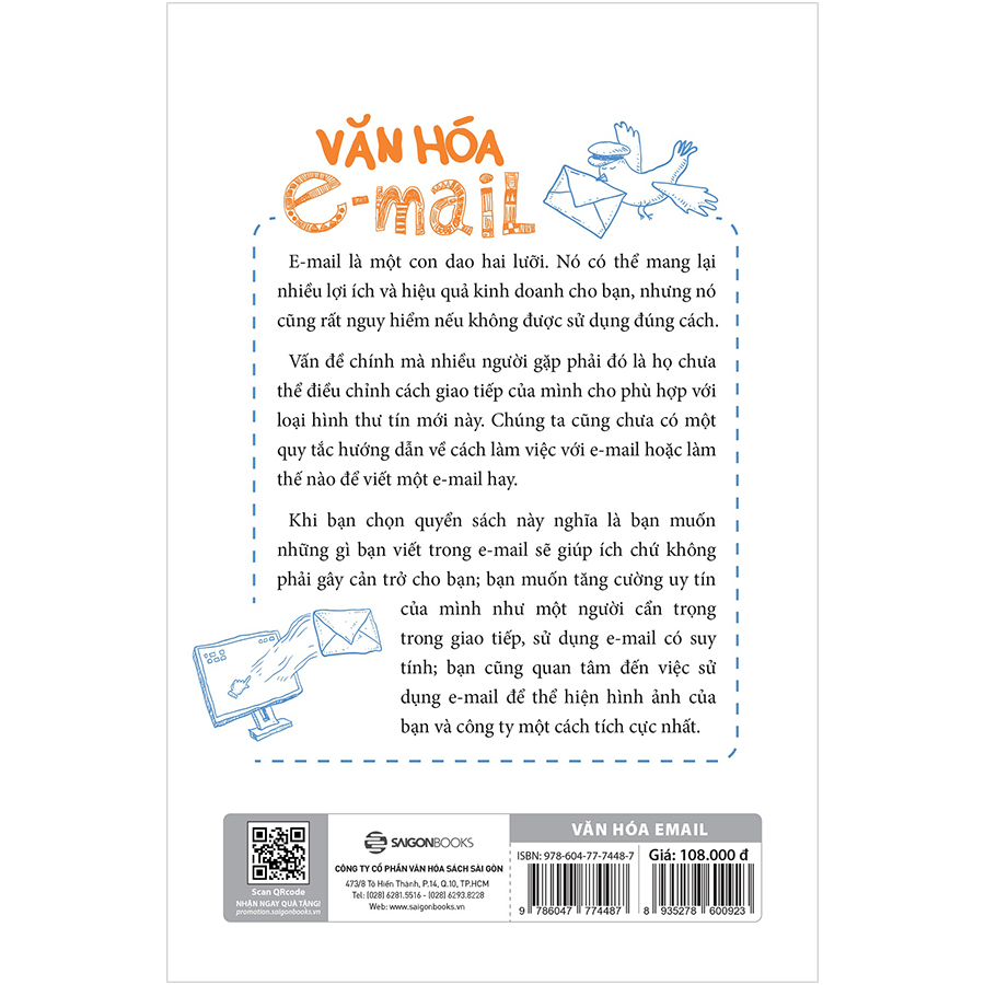 Văn Hóa E-Mail: Xây Dựng Hình Ảnh Cá Nhân Qua E-Mail _Saigon Books