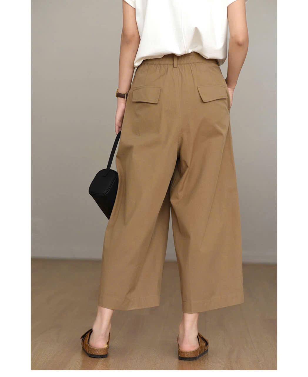 Quần suông nữ Nesa Shop, Chất vải Kaki mềm mịn, mặc mát, Quần kiểu nữ đẹp, kiểu dáng trẻ trung, quần ống suông nữ đẹp T53