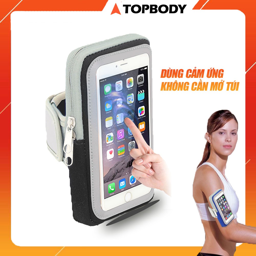 Túi đeo tay đựng điện thoại Top Body khi chạy bộ, chơi thể thao, hoạt dộng ngoài trời tiện dụng