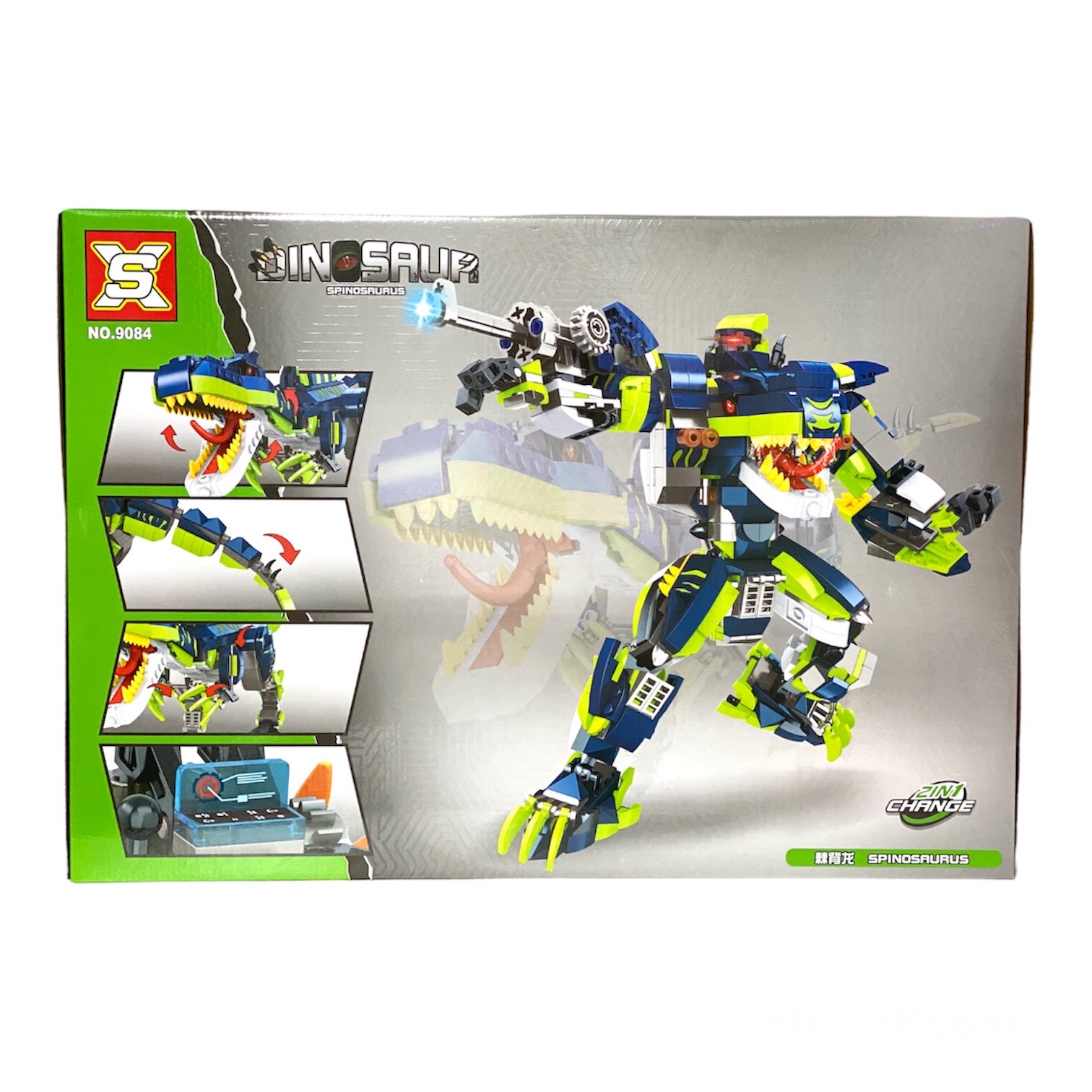 714 PCS LẮP GHÉP NONLEGO KHỦNG LONG SPINOSAURUS 9084