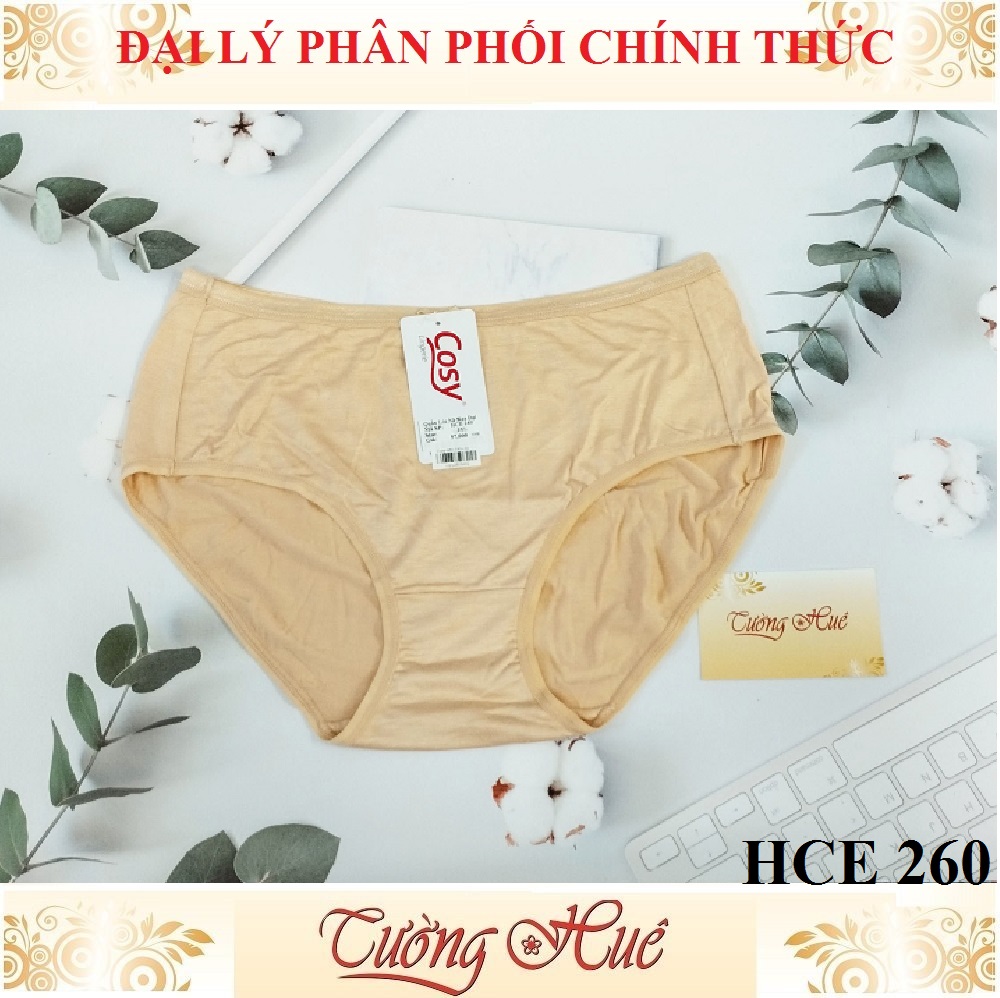 Quần lót nữ Cosy HCE 260 cotton trơn lưng cao