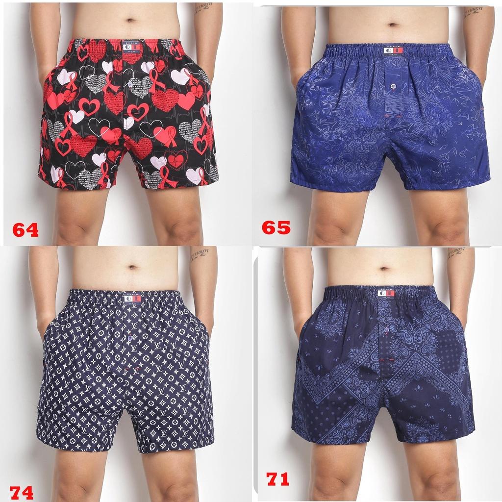 Quần short đùi mặc ngủ, mặc nhà CRT 04 có túi tiện lợi, nhiều họa tiết