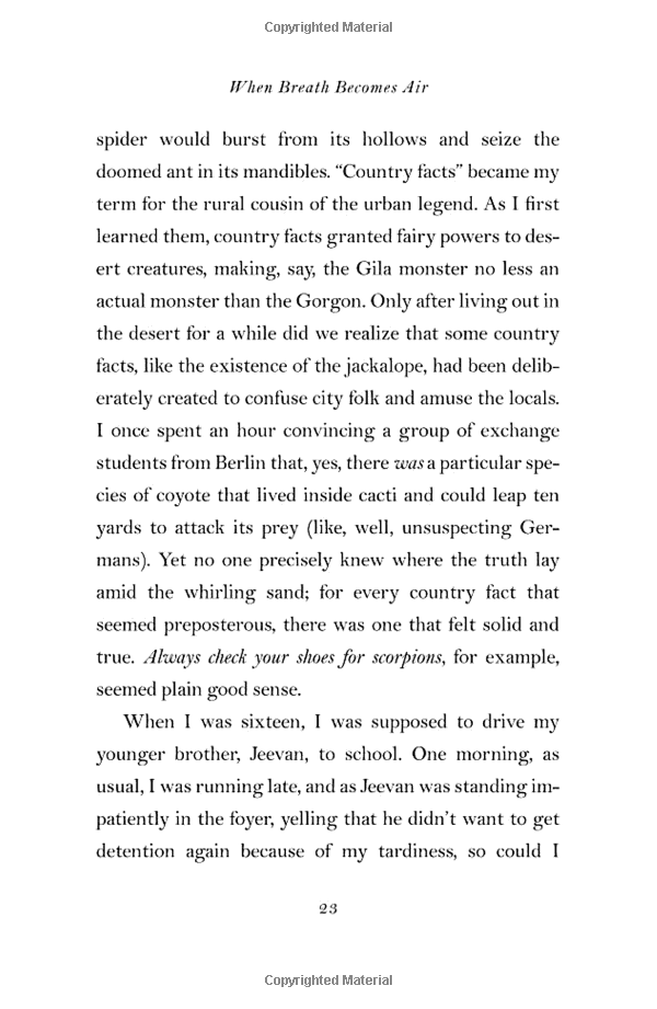 Sách When Breath Becomes Air