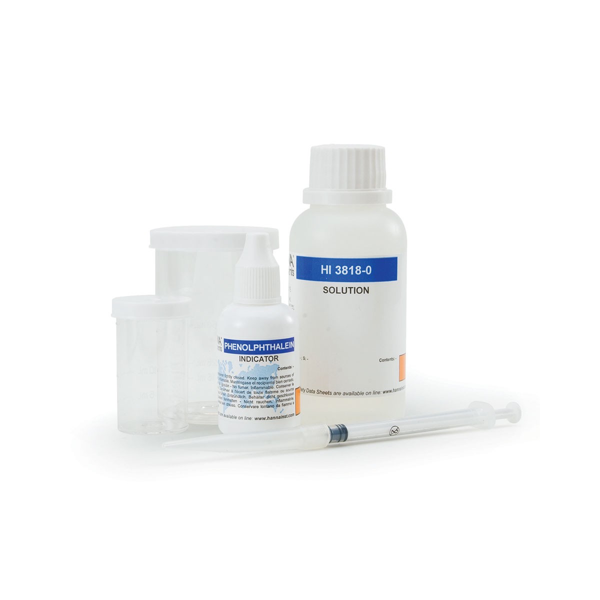 Bộ Dụng Cụ Đo - Test Kit Cacbon Dioxit CO2 Trong Nước Sạch, 100 lần đo - HANNA HI3818