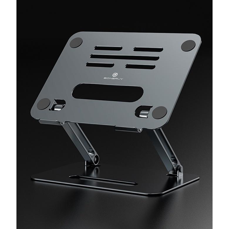 P43 - Kệ Giá Đỡ Laptop Macbook Nhôm Cao Cấp Xếp Gọn, Điều Chỉnh Độ Cao Lên Xuống Thoải Mái.