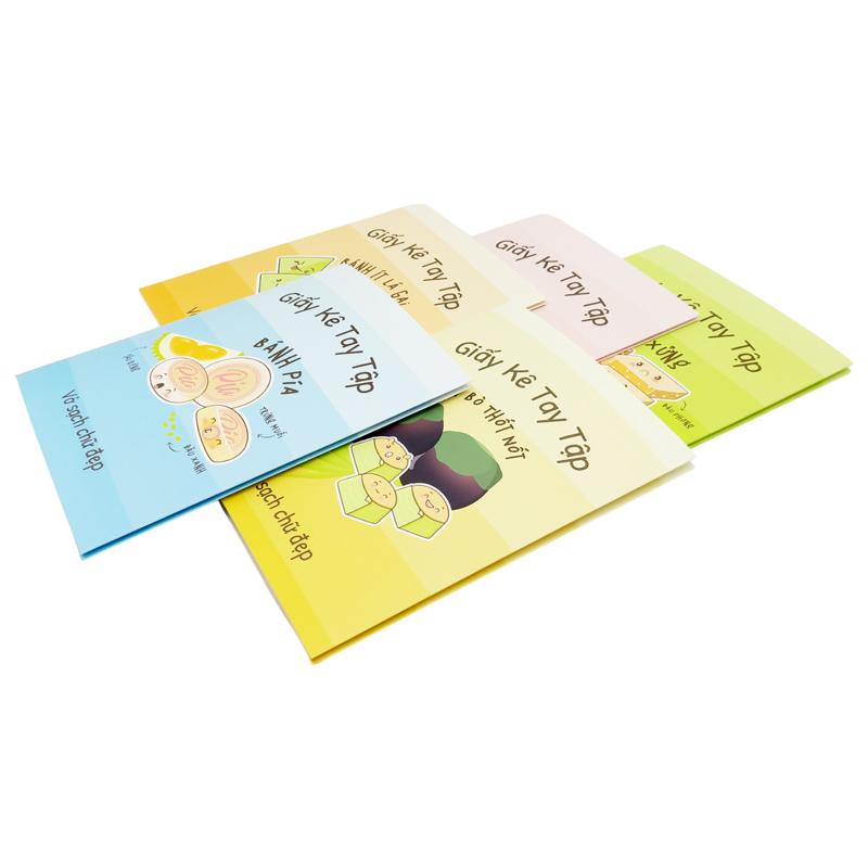 Giấy Kê Tay Tập Bánh Việt - The Sun - Bánh Ít Lá Gai - Màu Cam